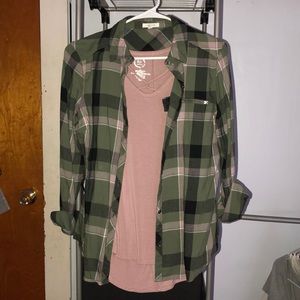 Maurice’s Flannel Blushed Lavender and Olive Set